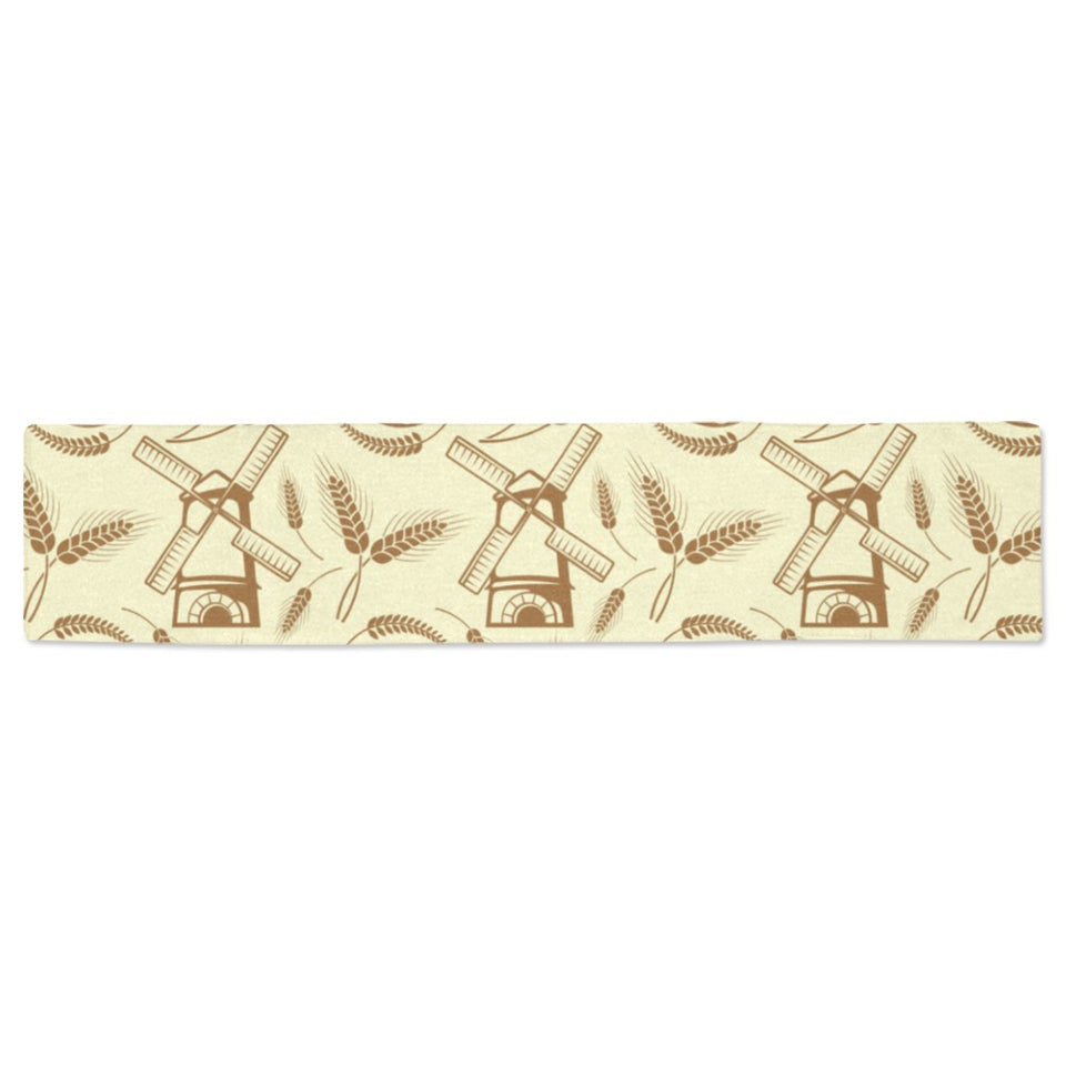 Windmill Wheat pattern Table Runner