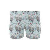 Lovely Sea Otter Pattern Men's Swimming Trunks