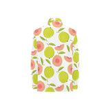 Guava pattern Women's Long Sleeve Polo Shirt