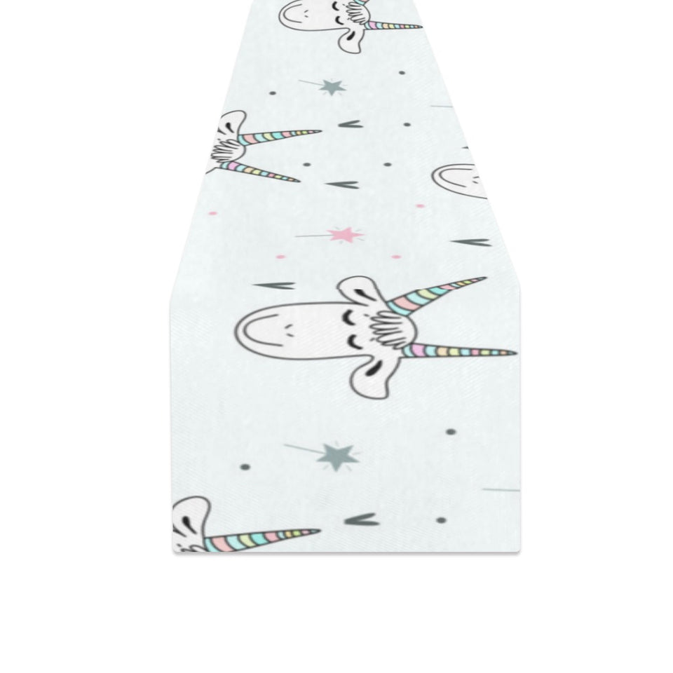 Cute goat design pattern Table Runner