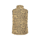 Leopard skin print Men's Padded Vest