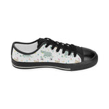 Cute Rhino pattern Kids' Boys' Girls' Low Top Canvas Shoes Black