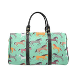 Colorful horses pattern Travel Bag