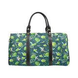 Lime ice flower pattern Travel Bag