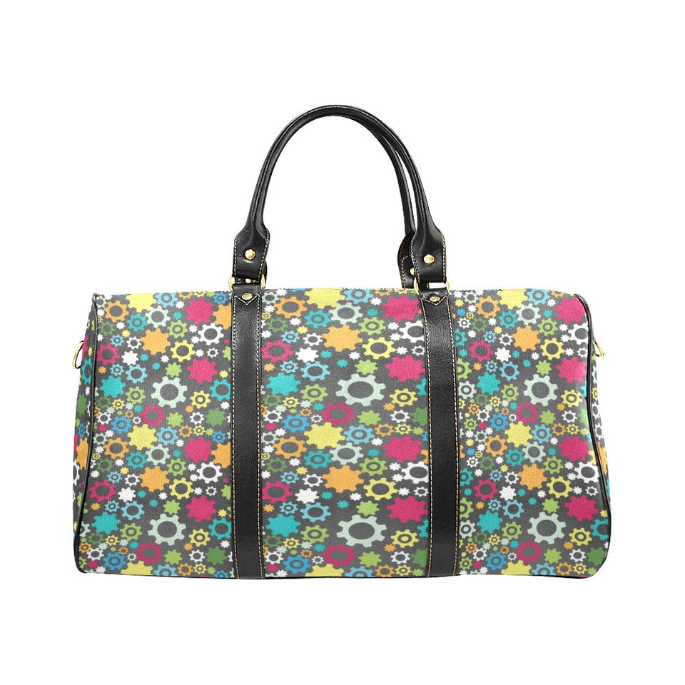 Gear Pattern Print Design 03 Travel Bag