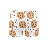 chocolate chip cookie pattern Men's Swimming Trunks