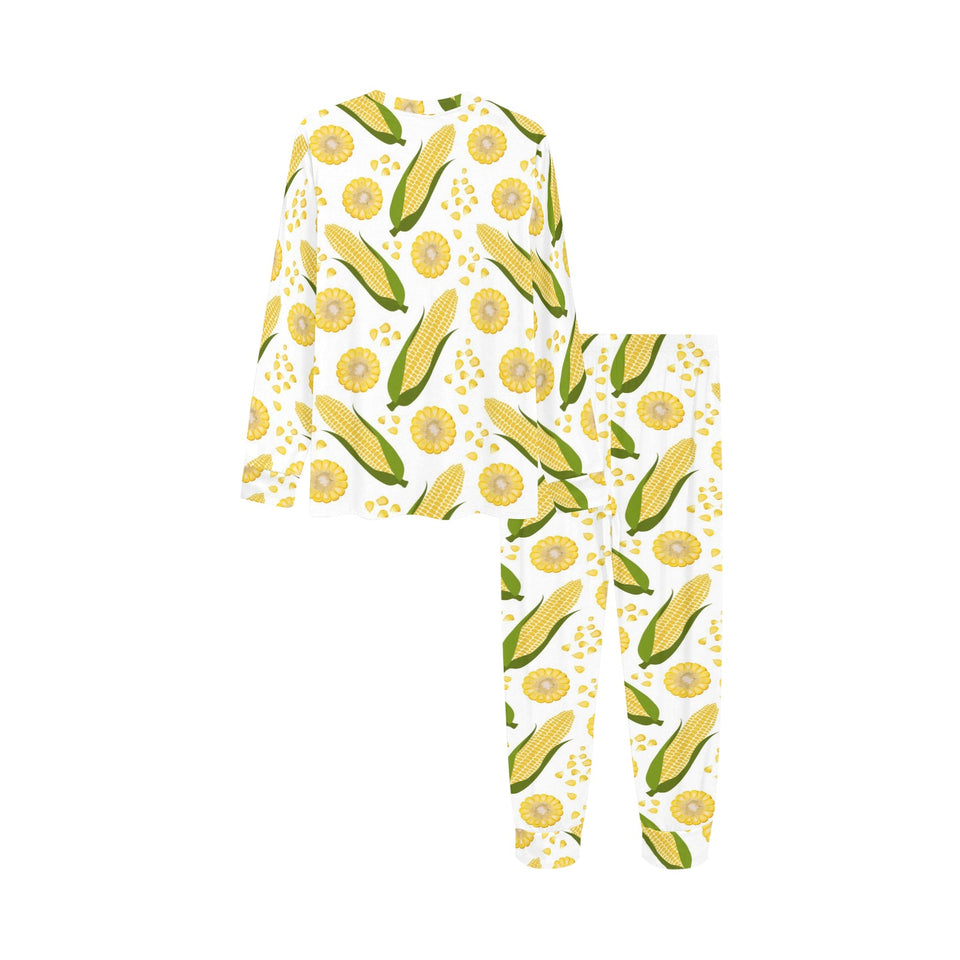 Corn Pattern Print Design 05 Kids' Boys' Girls' All Over Print Pajama Set