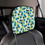 blueberry flower pattern Car Headrest Cover