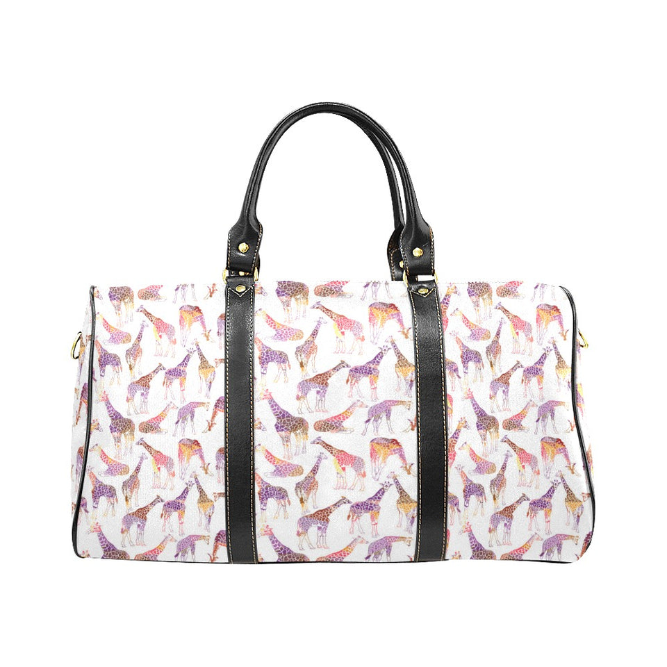 Giraffe Pattern Print Design 02 Travel Bag