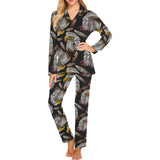 Eagle Pattern Print Design 05 Women's Long Pajama Set