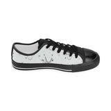 Cute goat design pattern Kids' Boys' Girls' Low Top Canvas Shoes Black
