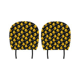 Duck Pattern Print Design 05 Car Headrest Cover