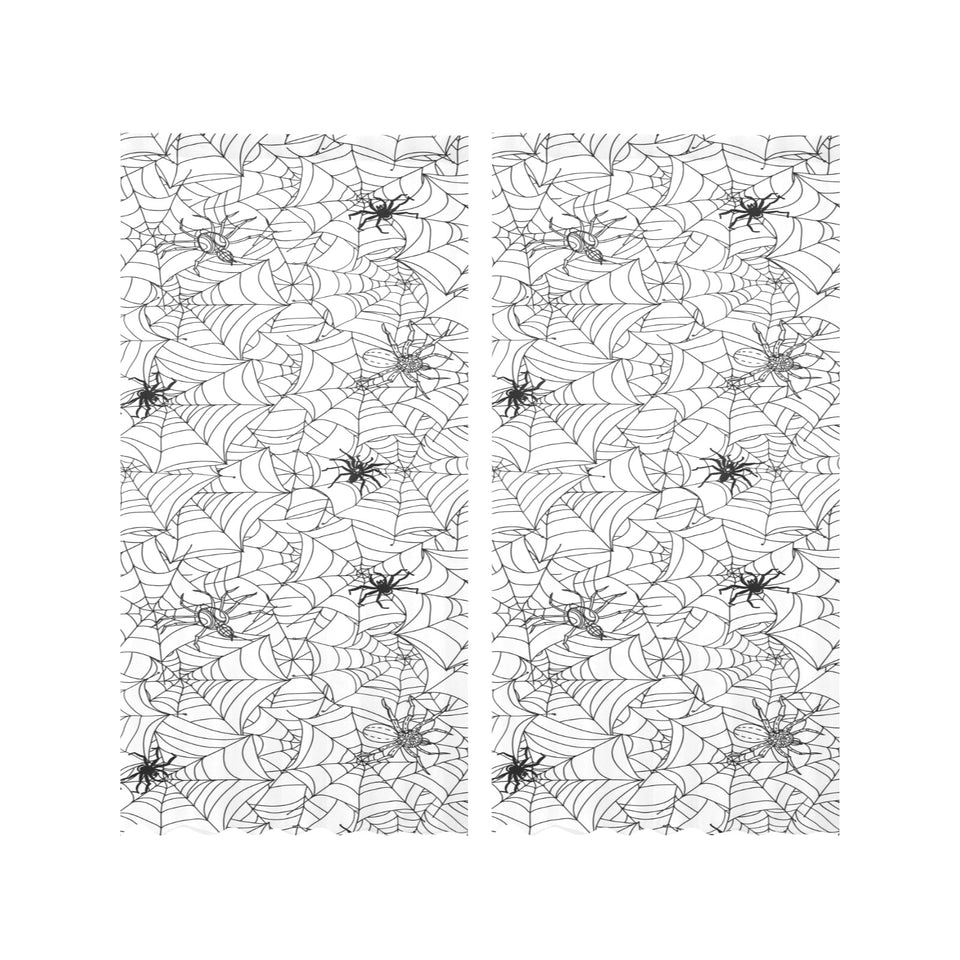 Spider web cobweb pattern Gauze Curtain