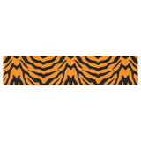 Bengal tigers skin print pattern Table Runner