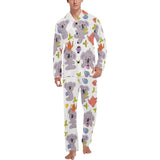 Cute koalas teapots tea Men's Long Pajama Set