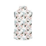 cute mermaid pattern Men's Padded Vest