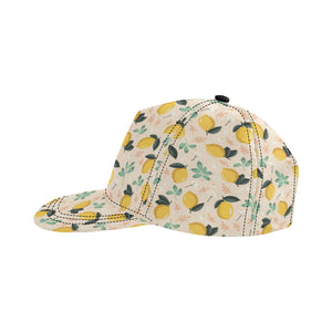 lemon flower leave pattern All Over Print Snapback Cap