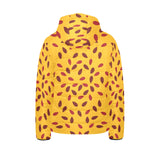 Passion fruit texture Kids' Boys' Girls' Padded Hooded Jacket