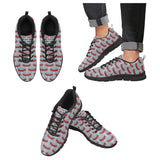 Sausage Pattern Print Design 02 Men's Breathable Sneakers ( Model 055)