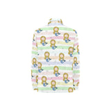 Cute hand drawn mermaid Women's Long Sleeve Polo Shirt