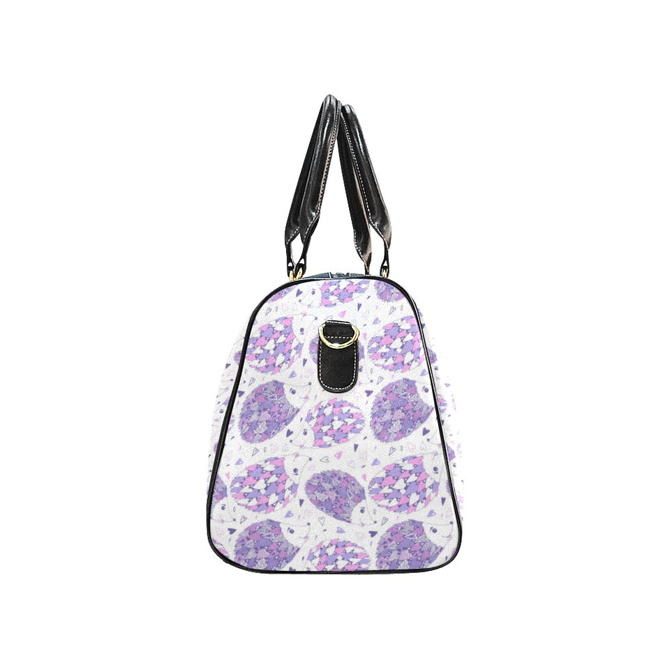 Hedgehog Pattern Print Design 05 Travel Bag