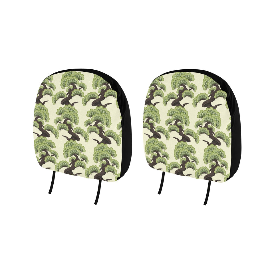 Bonsai pattern Car Headrest Cover