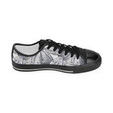 Guava tropical hand drawn pattern Kids' Boys' Girls' Low Top Canvas Shoes Black
