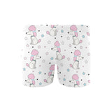 Cute poodle dog star pattern Men's Swimming Trunks
