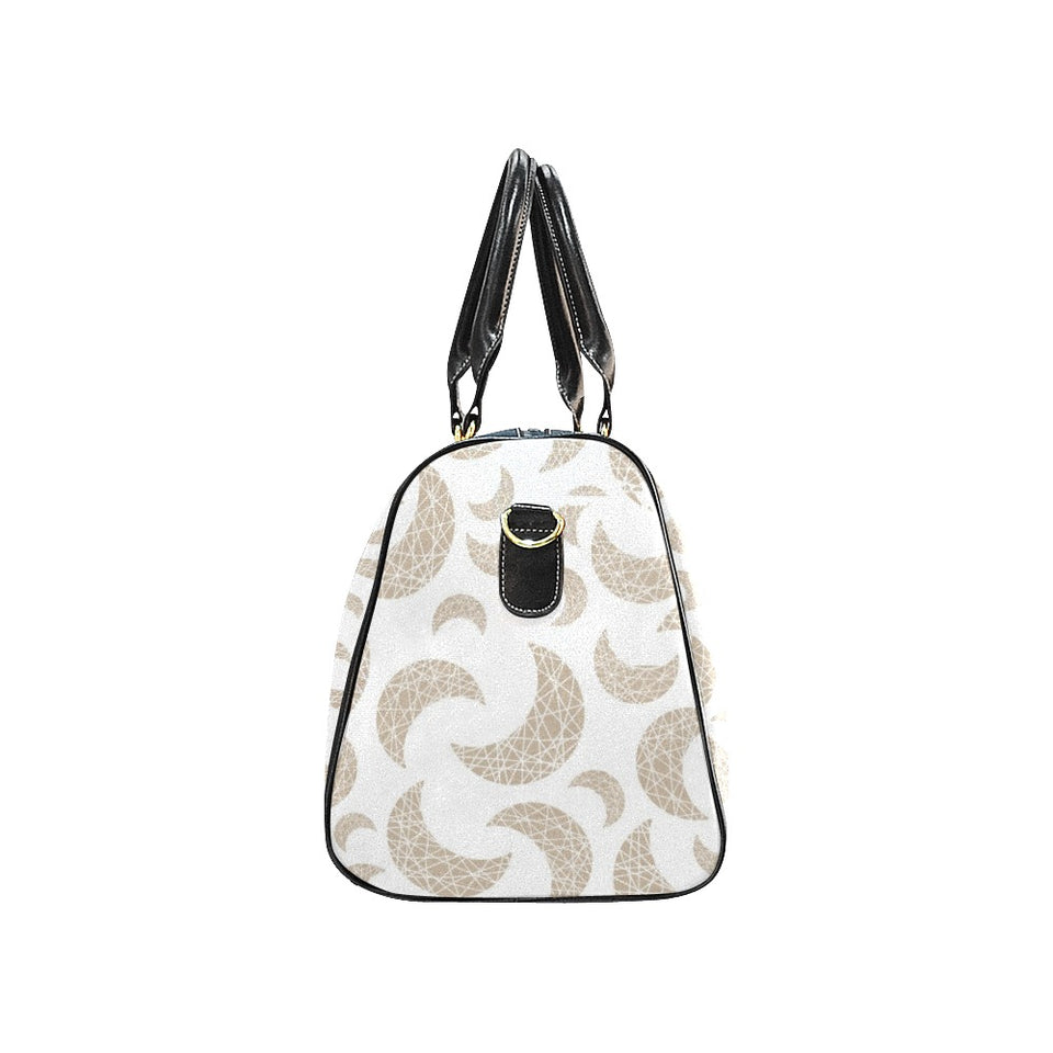Cool gold moon abstract pattern Travel Bag