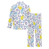 Duck Pattern Print Design 01 Men's Long Pajama Set