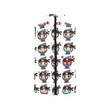 Cute ninja design pattern Men's Padded Vest
