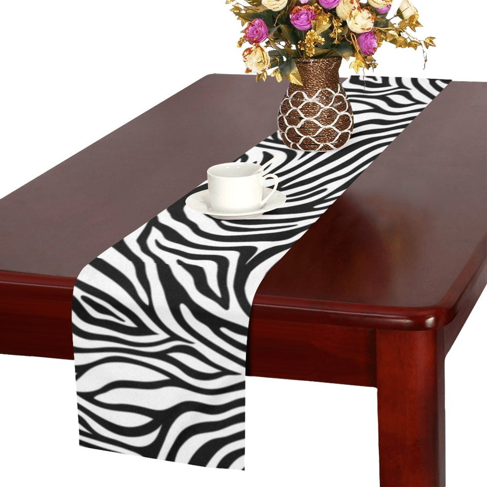 Zebra skin pattern Table Runner