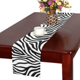 Zebra skin pattern Table Runner