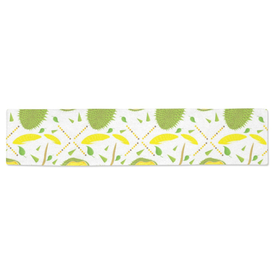 Durian pattern background Table Runner