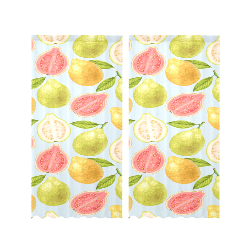 Guava design pattern Gauze Curtain