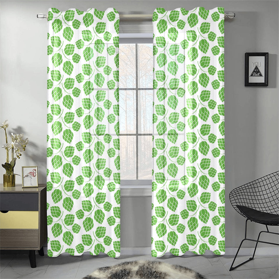 Hop pattern background Gauze Curtain