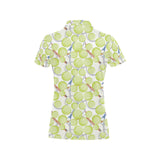 Tennis Pattern Print Design 01 Women's All Over Print Polo Shirt