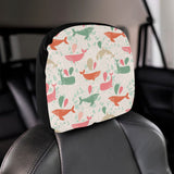 Cute whale pattern Car Headrest Cover
