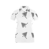 Billiard Ball Pattern Print Design 03 Women's All Over Print Polo Shirt