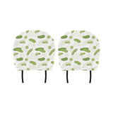 Cucumber sketch pattern Car Headrest Cover