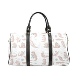 Cute sea otters pattern Travel Bag
