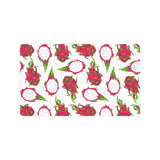 dragon fruits white background Doormat