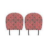 Casino Cards Suits Pattern Print Design 03 Car Headrest Cover