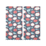 dragon fruits dark blue background Gauze Curtain