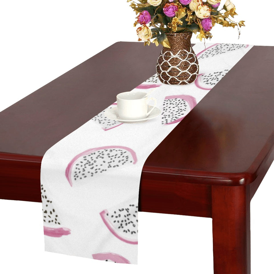 dragon fruit pattern Table Runner