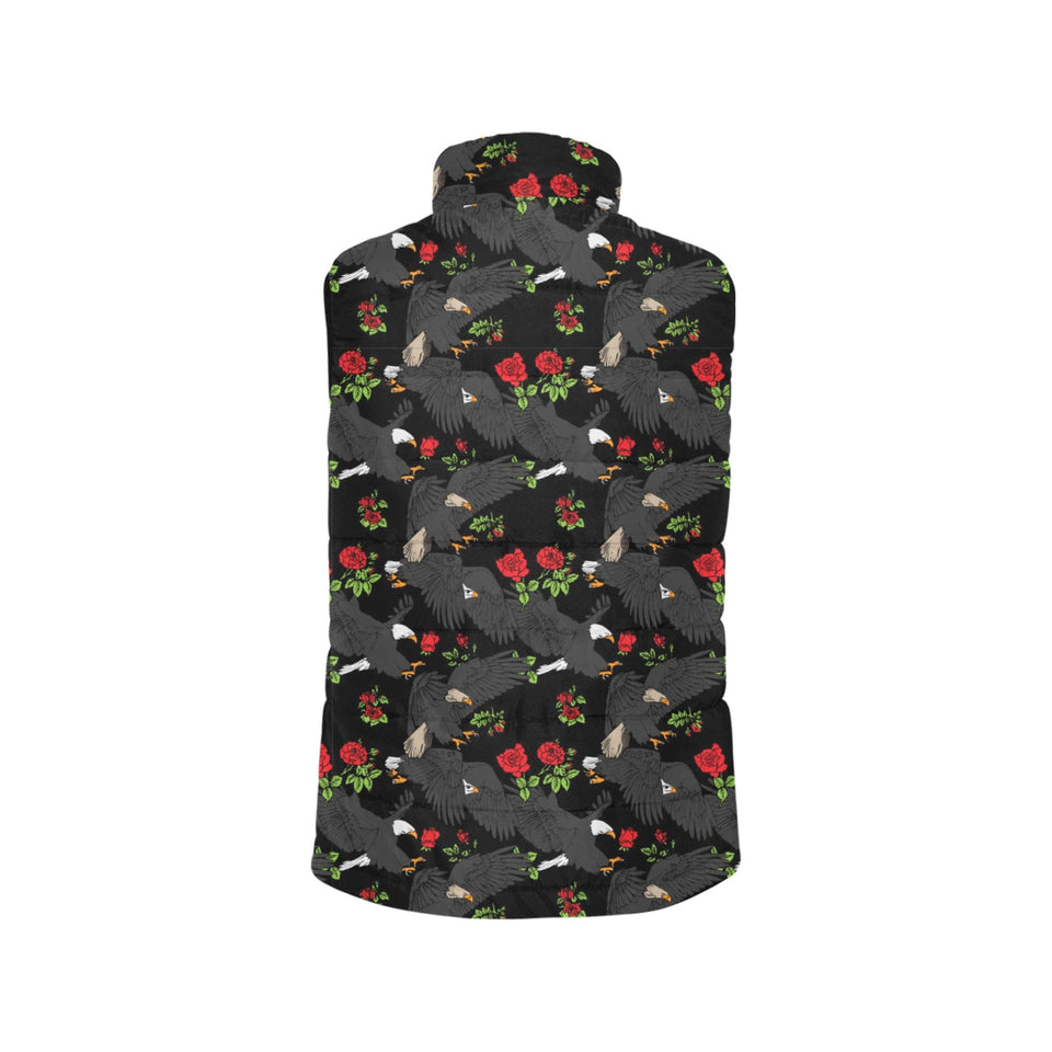 Eagle Pattern Print Design 04 Men's Padded Vest