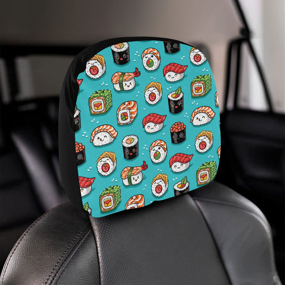 Cute sushi pattern Car Headrest Cover