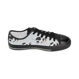 Cute cows pattern Kids' Boys' Girls' Low Top Canvas Shoes Black