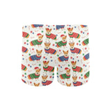 Corgi Christmas Pattern Men's Swimming Trunks