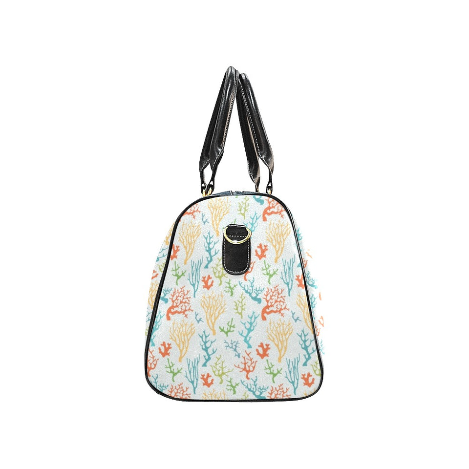Coral Reef Pattern Print Design 02 Travel Bag